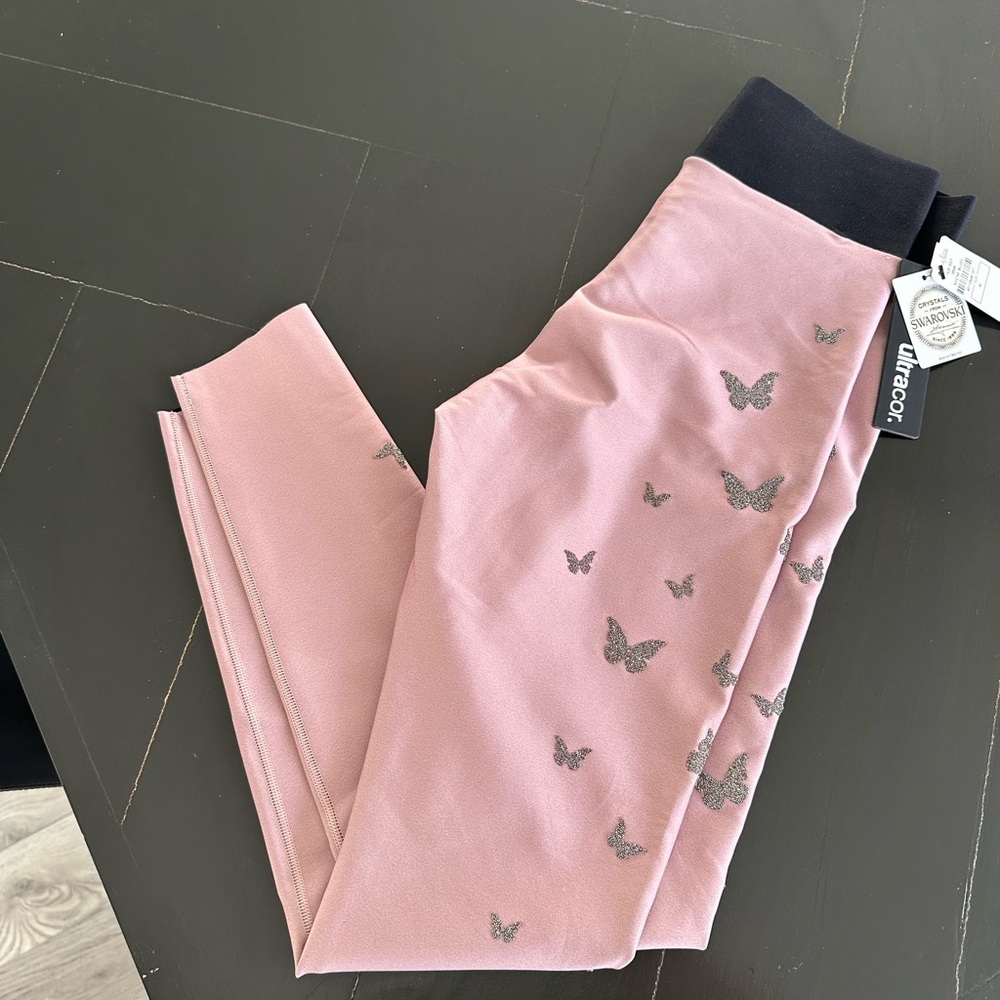 Ultracor Pink Butterfly Leggings